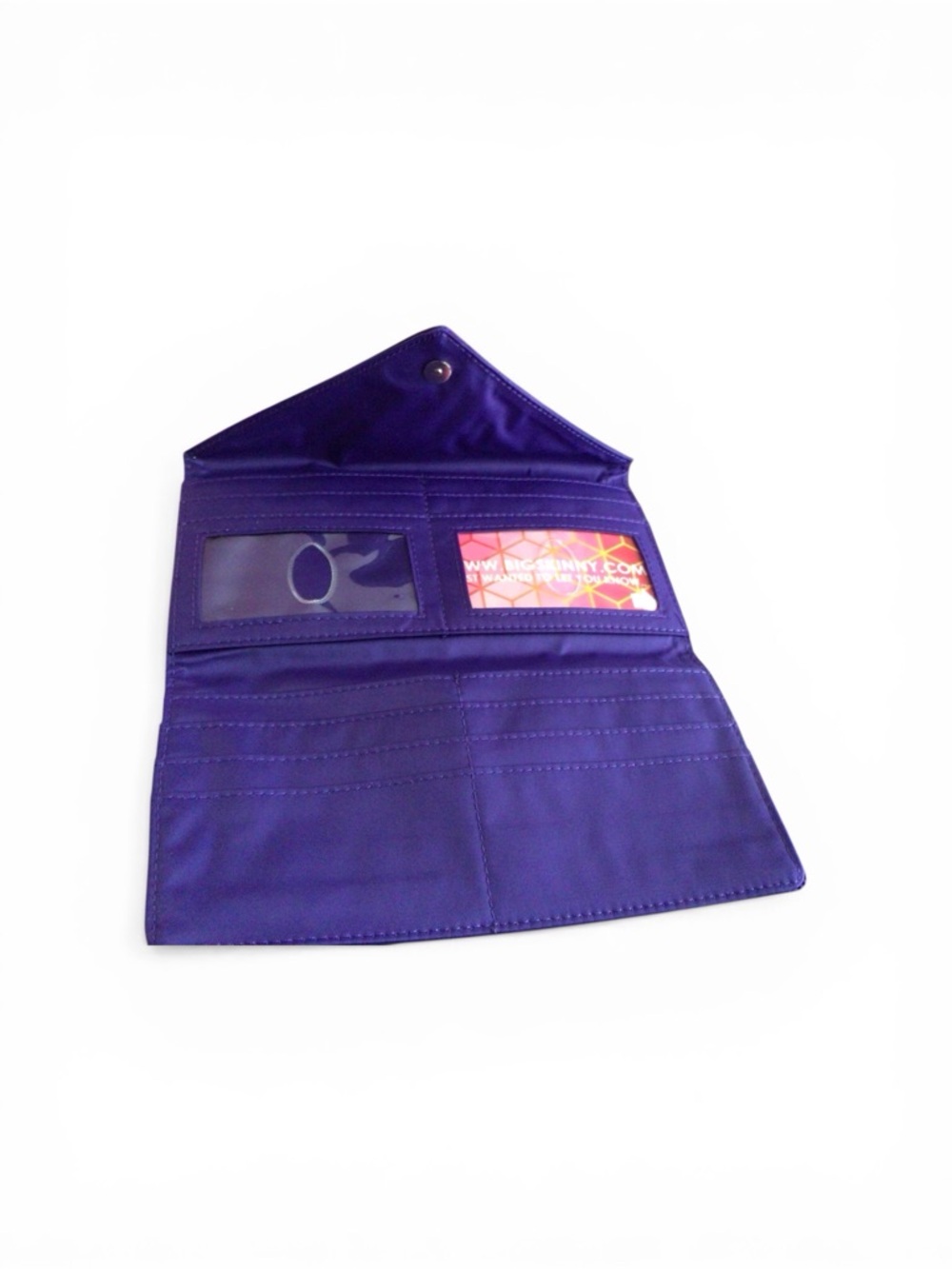 Big Skinny Purple Envelope Clutch - Picture 2 of 3